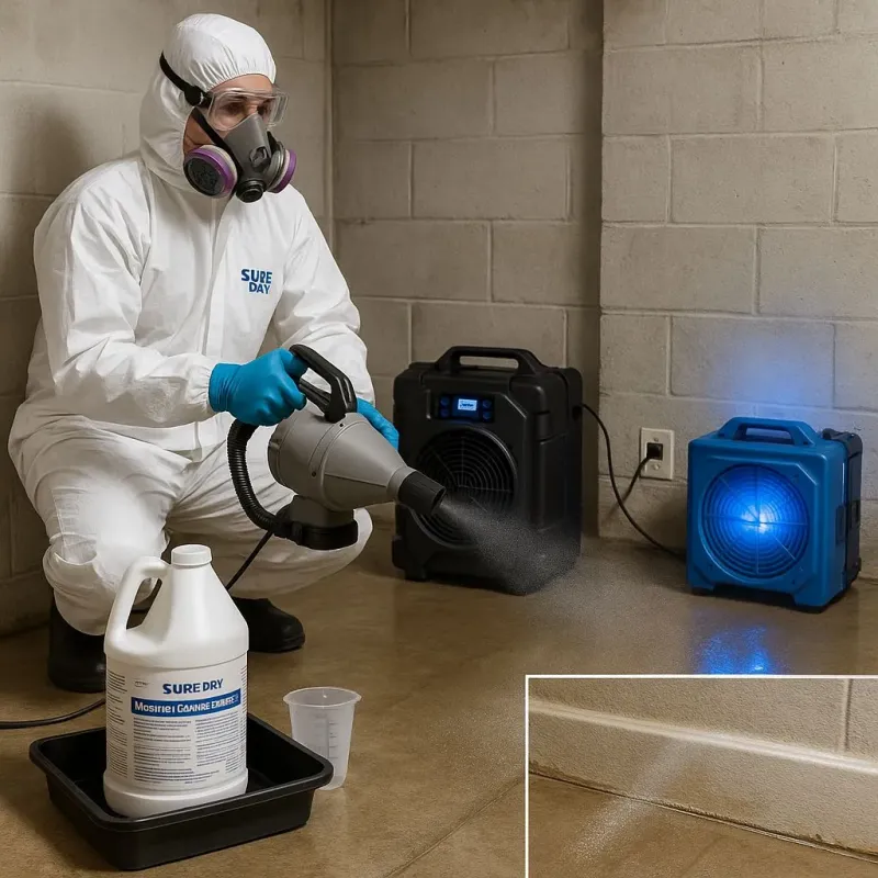 Sanitization and Odor Removal process in Wallingford, CT